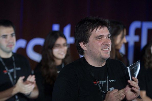 Leonil Kholkine, o anfitrião do TEDx University of Porto