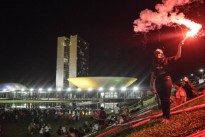 Protestos nesta quinta-feira a favor da presidente em Brasília
