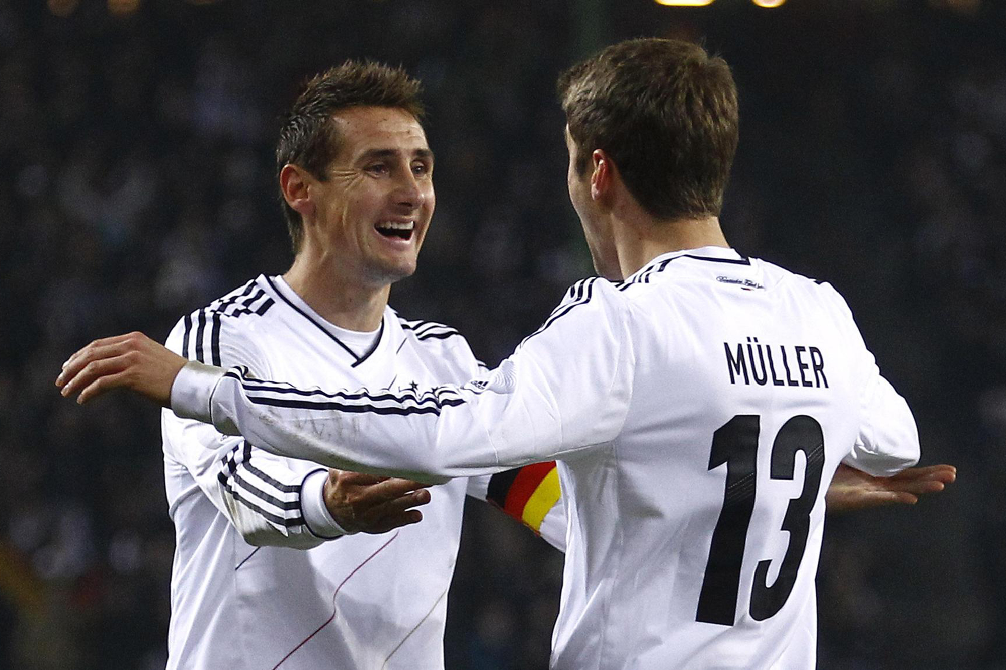 Thomas Muller pode suceder a Miroslav Klose (na foto) como melhor marcador em campeonatos do Mundo.