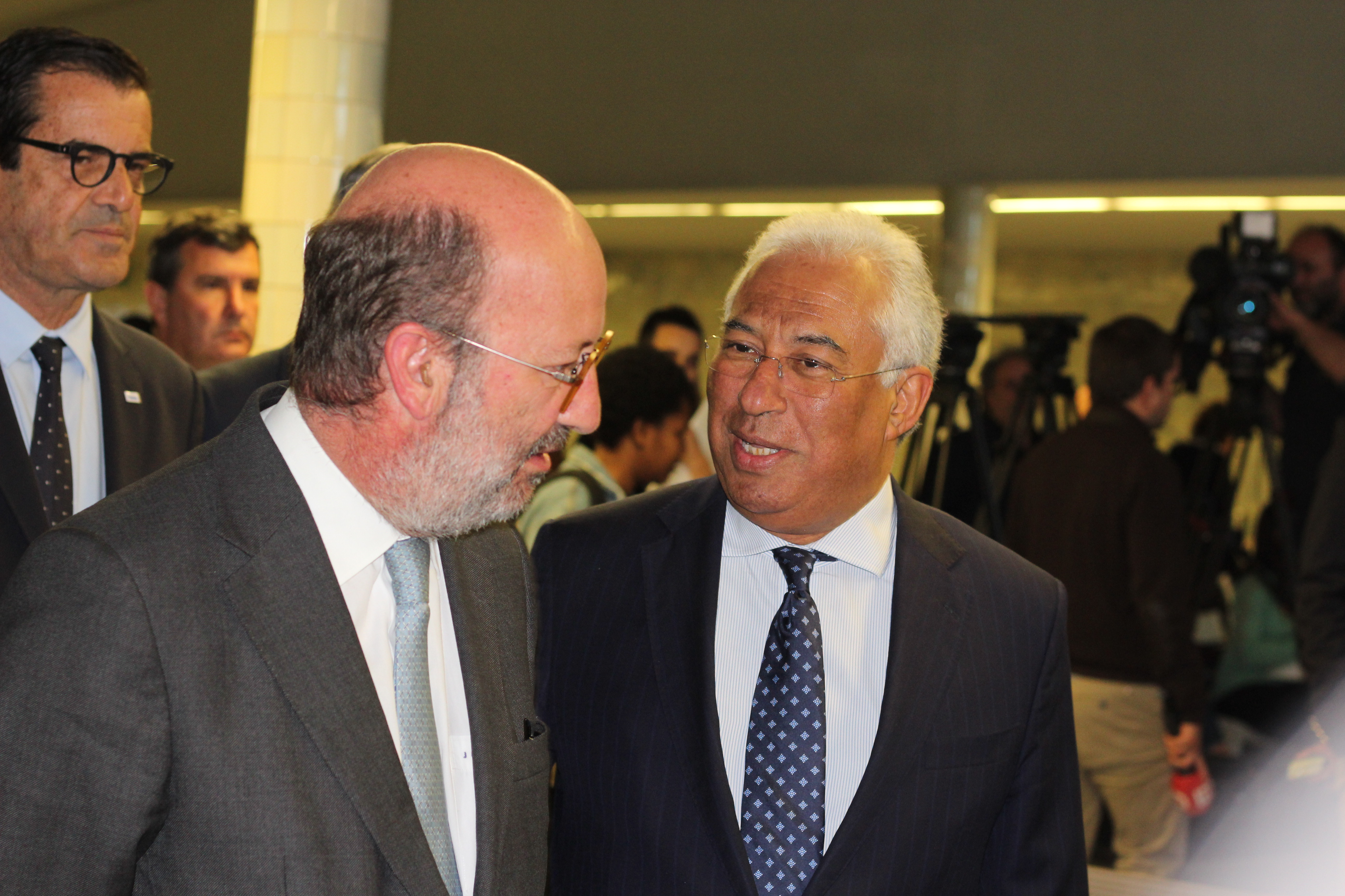 António Costa e João Matos Fernandes, ministro do Ambiente e da Transição Energética.